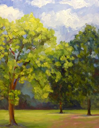 Original Impressionism Nature Paintings by Catherine J Martzloff