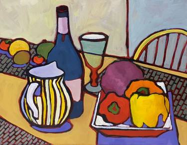 Original Still Life Paintings by Catherine J Martzloff