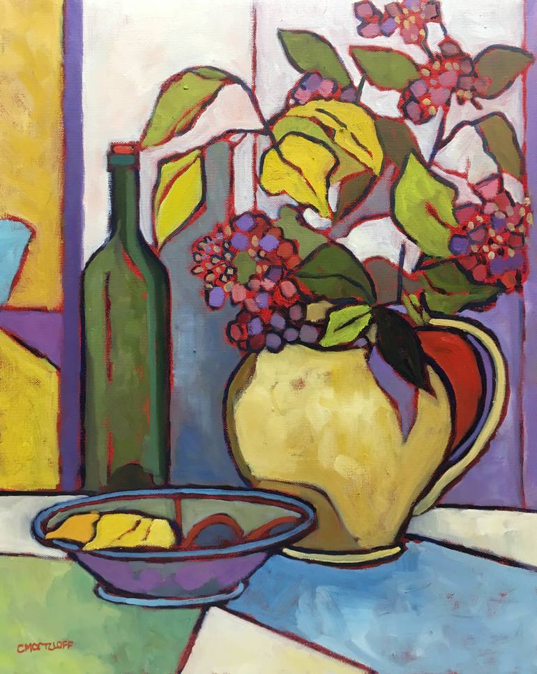 Print of Expressionism Still Life Paintings by Catherine J Martzloff