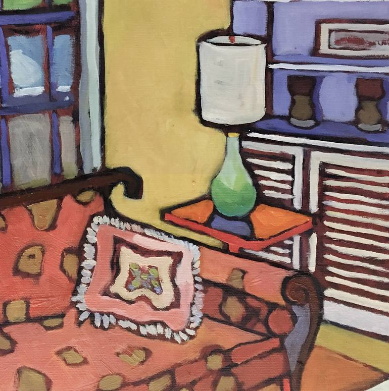 Original Expressionism Interiors Painting by Catherine J Martzloff