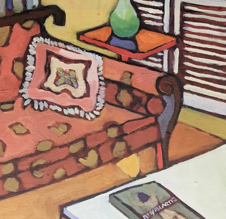 Original Expressionism Interiors Painting by Catherine J Martzloff