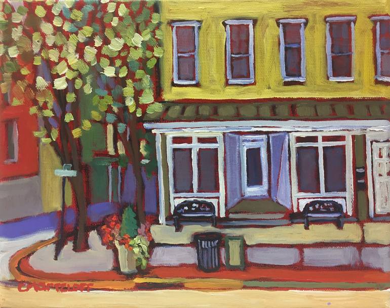 Print of Expressionism Architecture Paintings by Catherine J Martzloff
