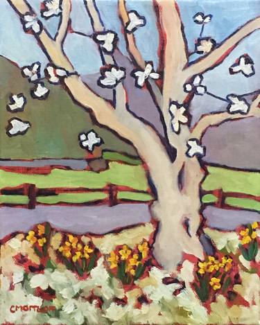 Original Expressionism Landscape Paintings by Catherine J Martzloff