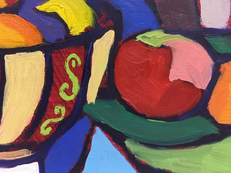 Original Expressionism Still Life Painting by Catherine J Martzloff