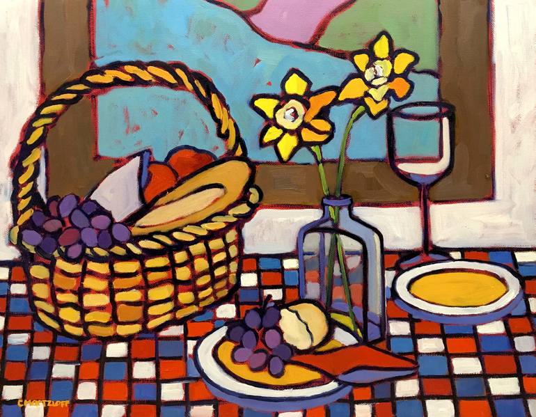 Print of Expressionism Still Life Paintings by Catherine J Martzloff