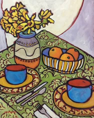 Original Still Life Paintings by Catherine J Martzloff