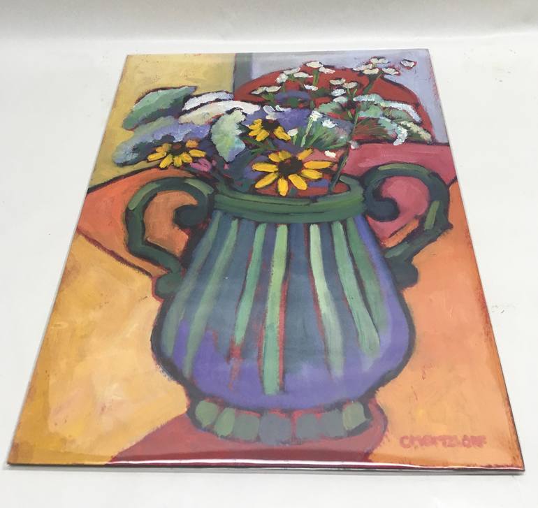 Original Expressionism Still Life Painting by Catherine J Martzloff