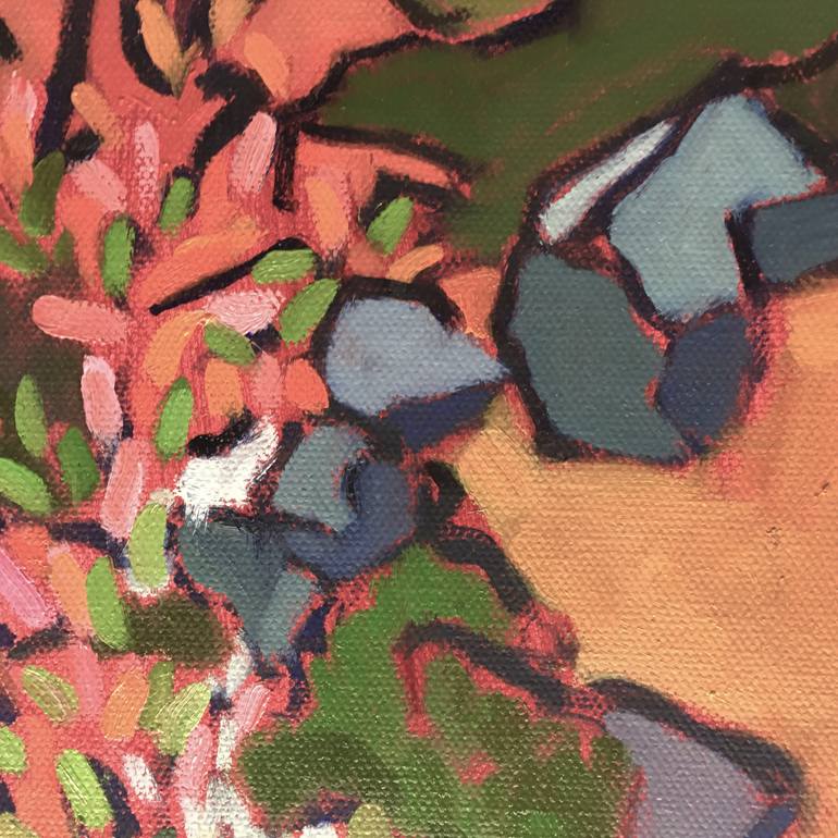 Original Abstract Landscape Painting by Catherine J Martzloff