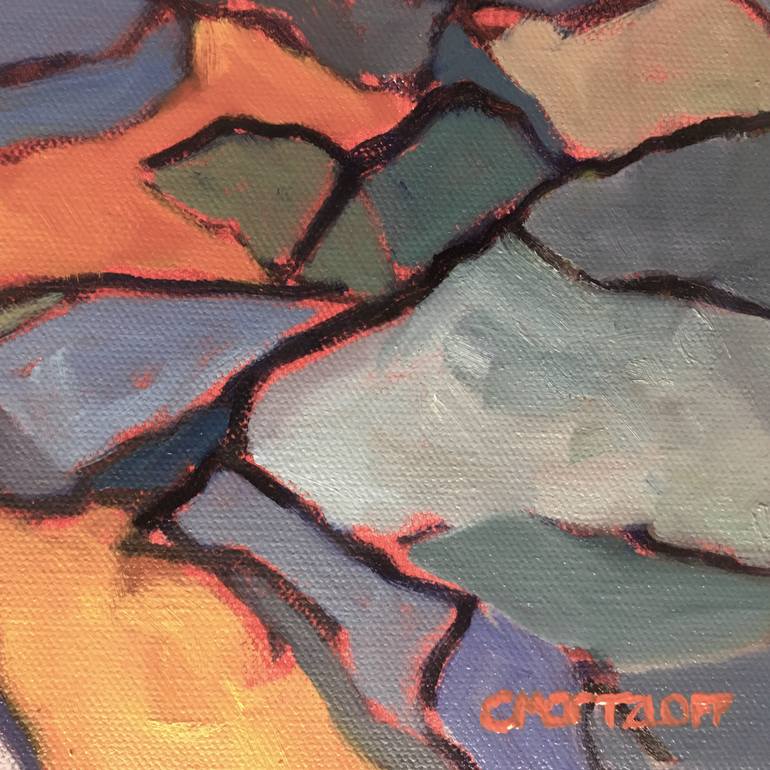 Original Abstract Landscape Painting by Catherine J Martzloff