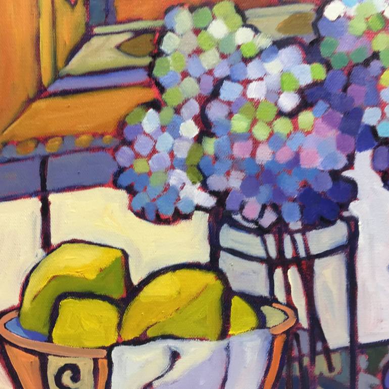 Original Expressionism Still Life Painting by Catherine J Martzloff