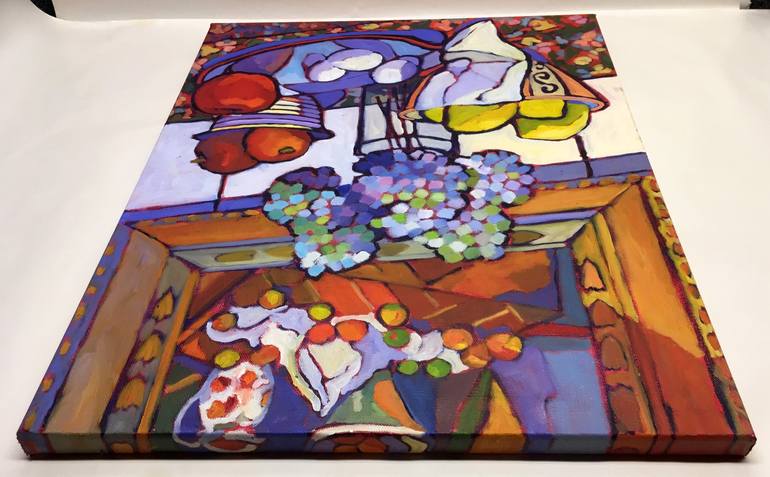 Original Expressionism Still Life Painting by Catherine J Martzloff