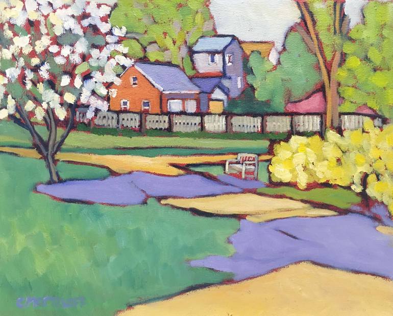 Print of Expressionism Landscape Paintings by Catherine J Martzloff