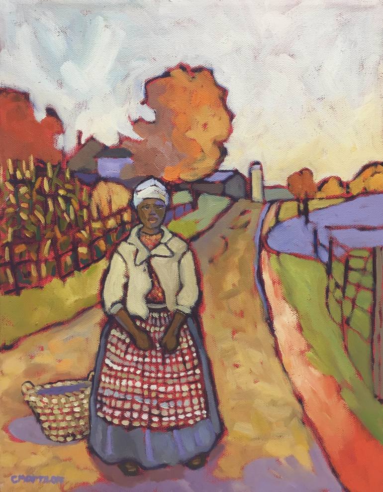 Original Expressionism People Paintings by Catherine J Martzloff