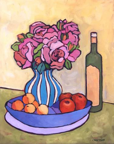 Original Still Life Paintings by Catherine J Martzloff