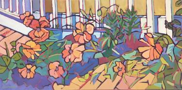 Original Expressionism Floral Paintings by Catherine J Martzloff