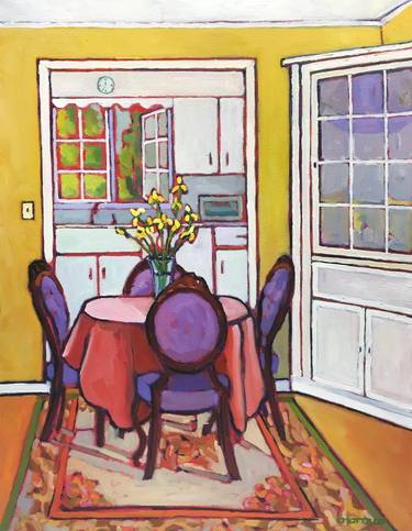 Print of Expressionism Interiors Paintings by Catherine J Martzloff