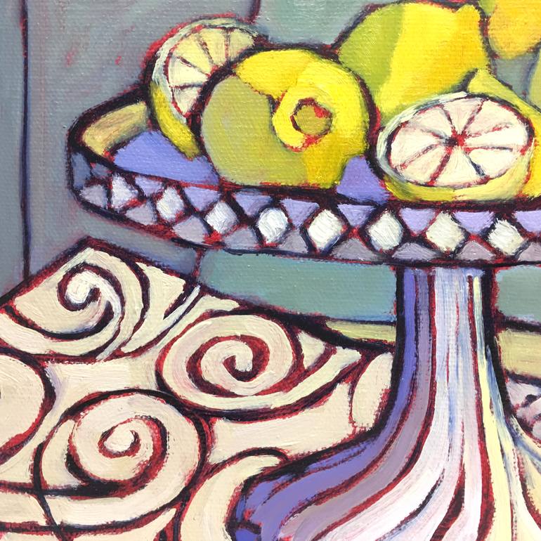 Original Expressionism Still Life Painting by Catherine J Martzloff