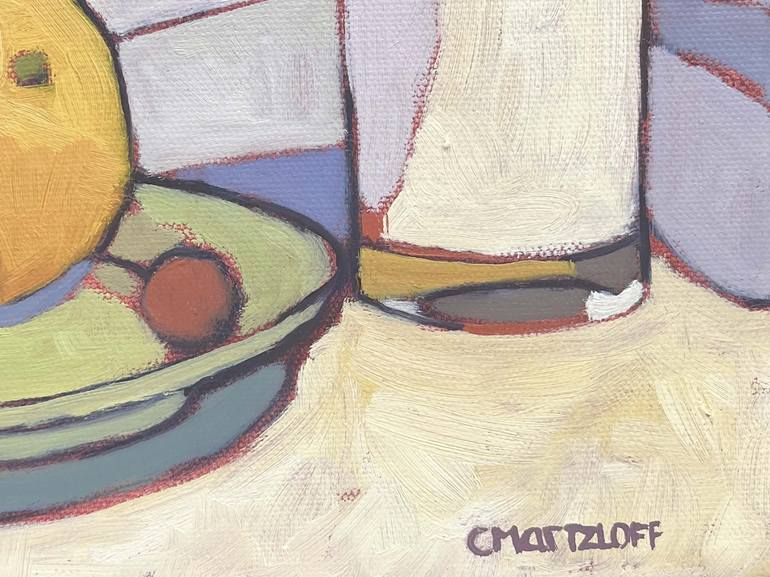 Original Expressionism Still Life Painting by Catherine J Martzloff