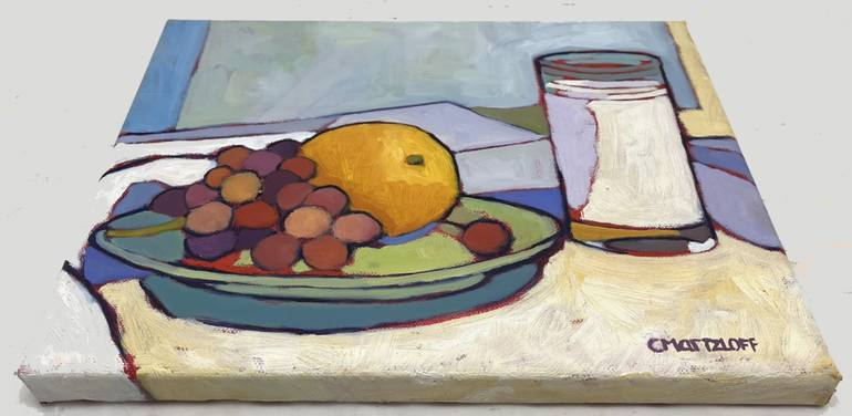 Original Expressionism Still Life Painting by Catherine J Martzloff