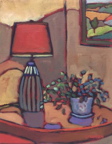 Print of Expressionism Interiors Paintings by Catherine J Martzloff