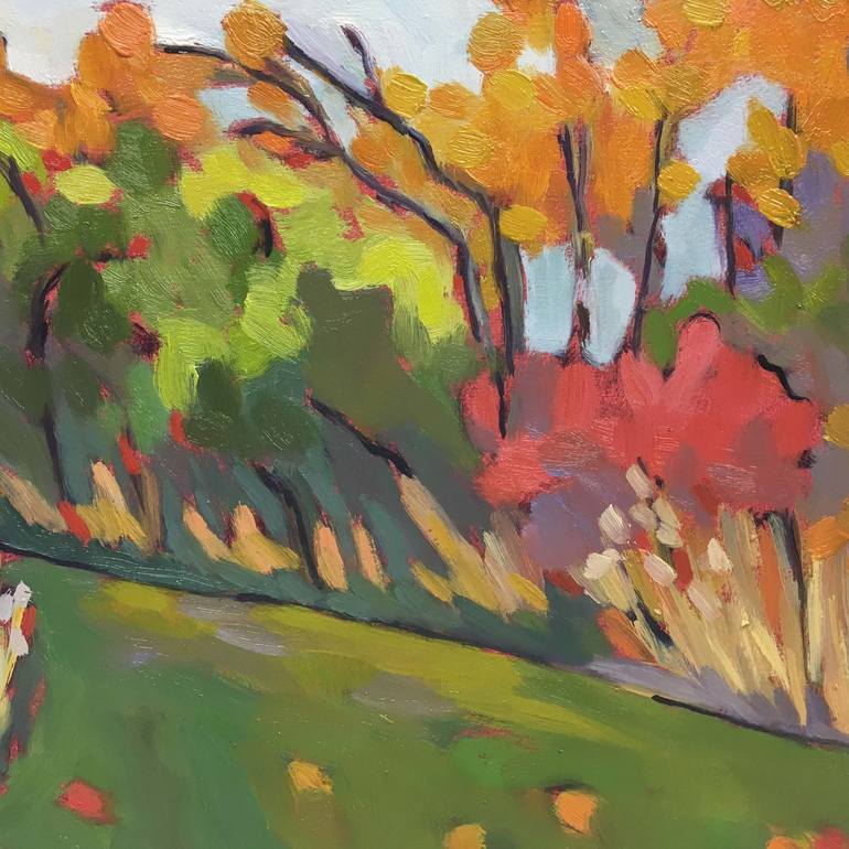 Original Expressionism Landscape Painting by Catherine J Martzloff