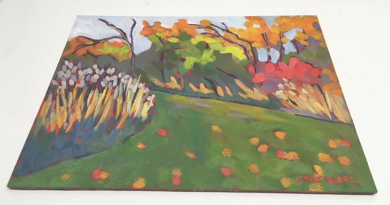 Original Expressionism Landscape Painting by Catherine J Martzloff