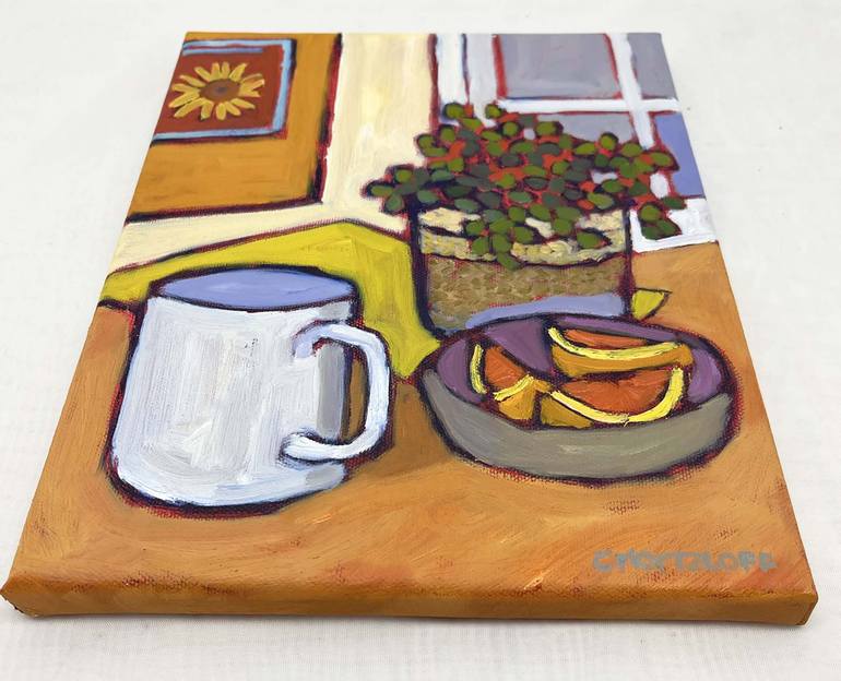 Original Expressionism Food & Drink Painting by Catherine J Martzloff