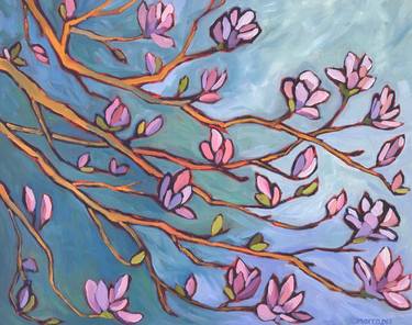 Original Expressionism Nature Paintings by Catherine J Martzloff