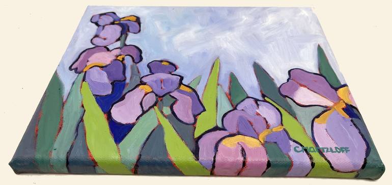 Original Expressionism Floral Painting by Catherine J Martzloff