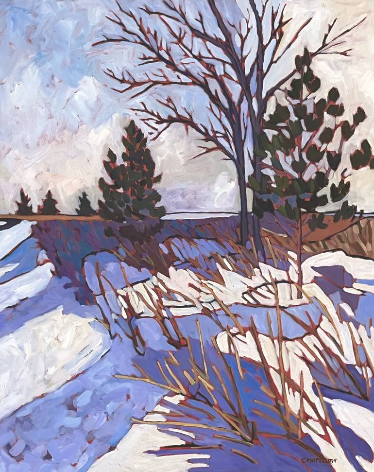 Print of Expressionism Landscape Paintings by Catherine J Martzloff