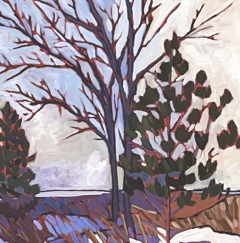 Original Expressionism Landscape Painting by Catherine J Martzloff