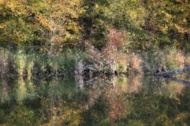 Autumn Lake Impressionist Pointillism Totem 2546 thumb