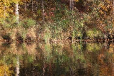 Autumn Lake Impressionist Totem Dots 2638 thumb
