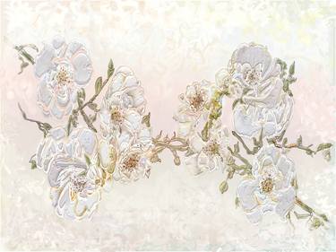 Print of Floral Mixed Media by Jill Johnson