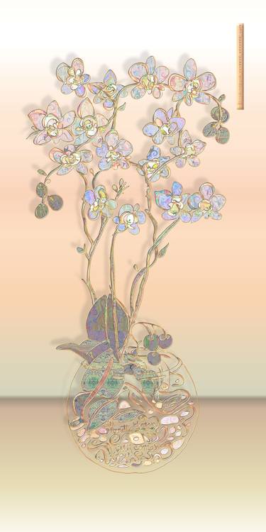 Print of Floral Mixed Media by Jill Johnson