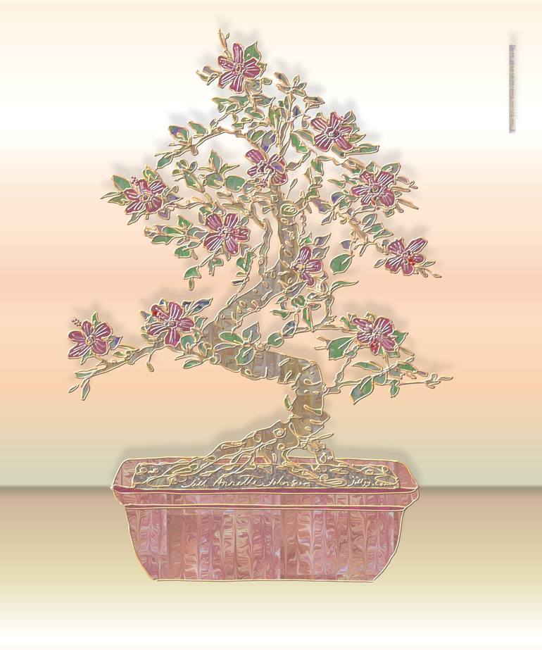 Bonsai Hibiscus - Print