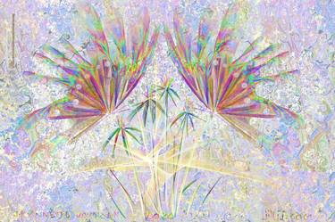 Print of Abstract Expressionism Botanic Mixed Media by Jill Johnson