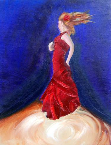Original Expressionism Nude Painting by Stefan Birch