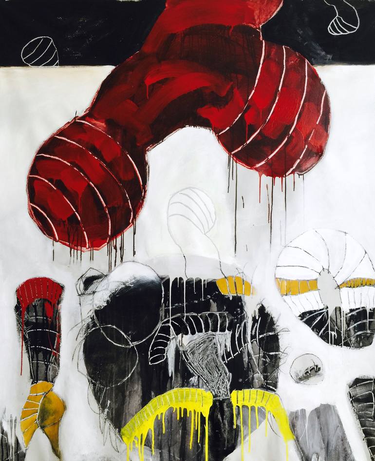 Print of Abstract Expressionism Abstract Paintings by Renato Ochoa