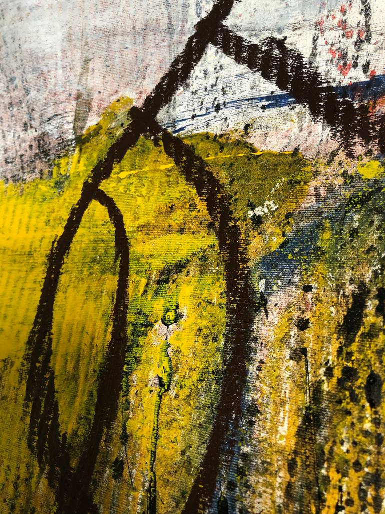 Original Abstract Expressionism Abstract Painting by Renato Ochoa