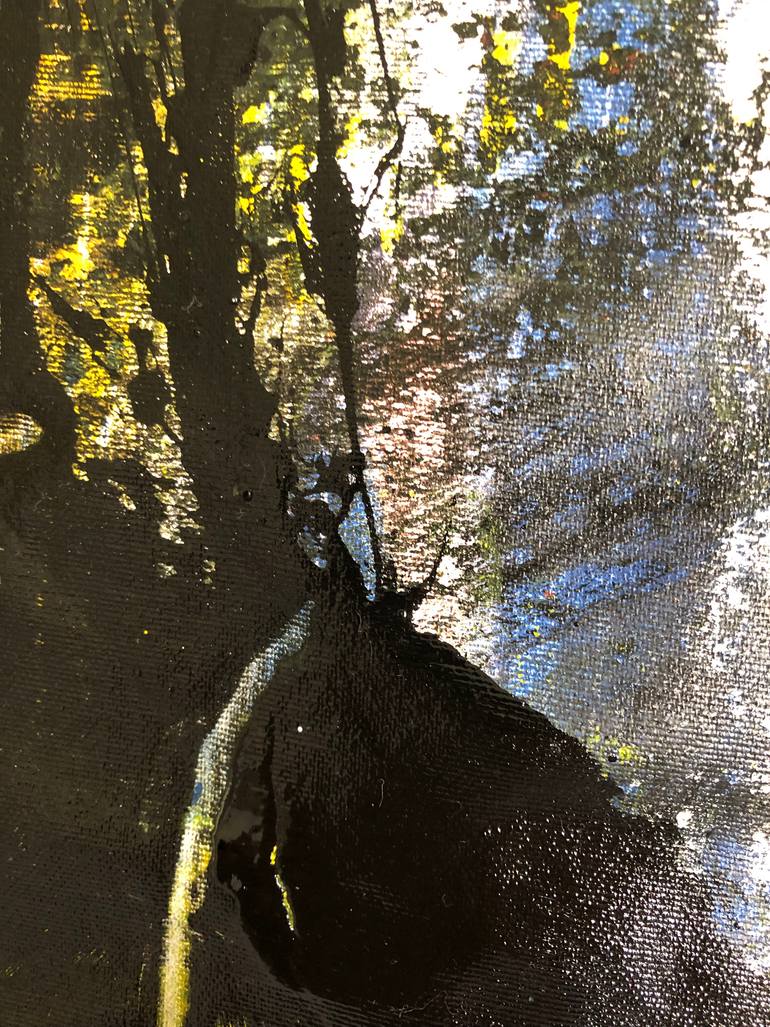 Original Abstract Expressionism Abstract Painting by Renato Ochoa