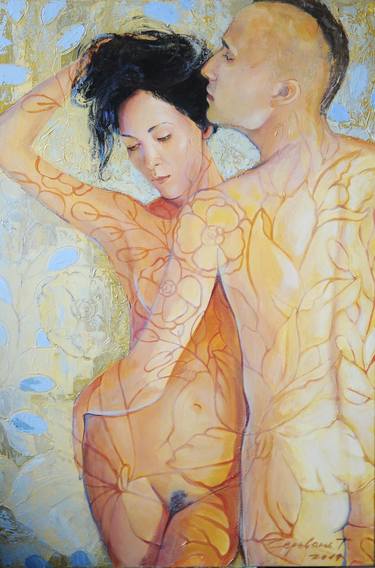 Original Modern Love Paintings by Tetiana Cherevan