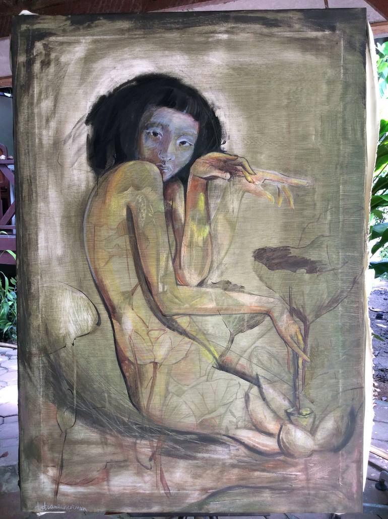 Original Abstract Painting by Tetiana Cherevan