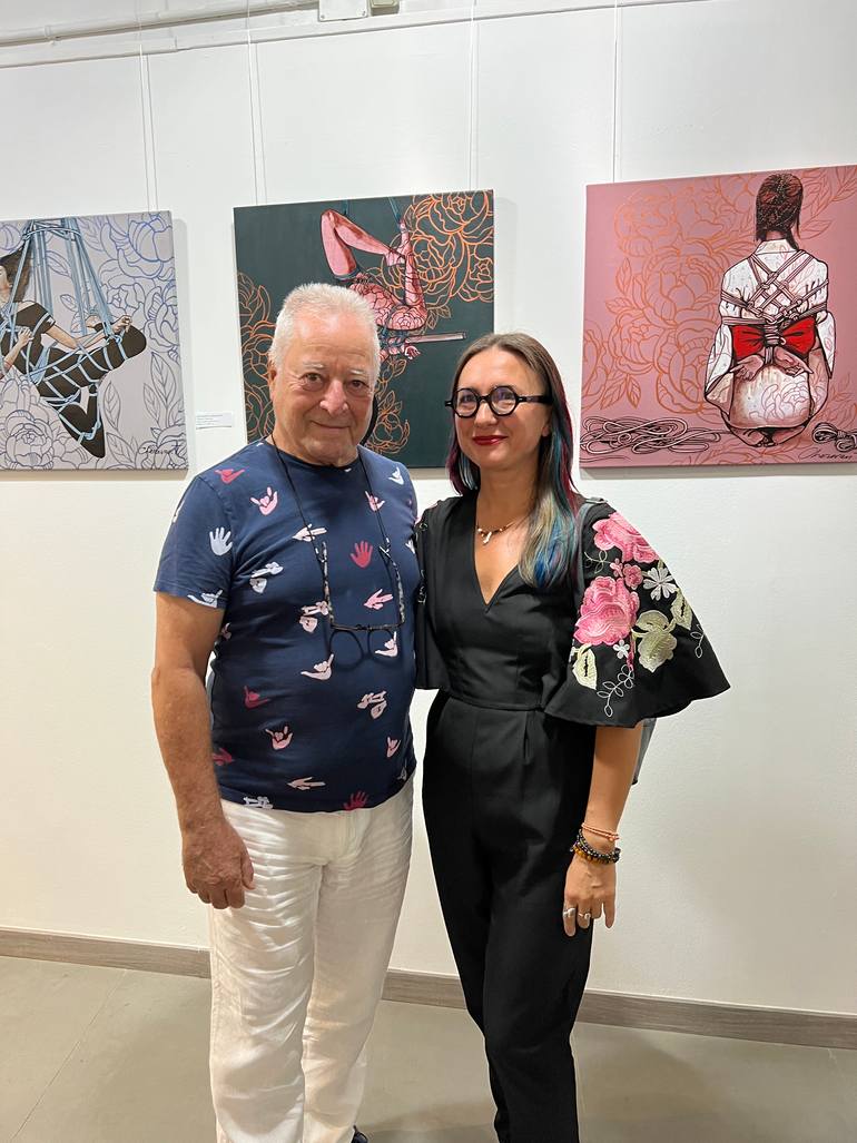 Original Impressionism Erotic Drawing by Tetiana Cherevan