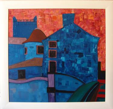 Original Architecture Painting by Jane Cartney