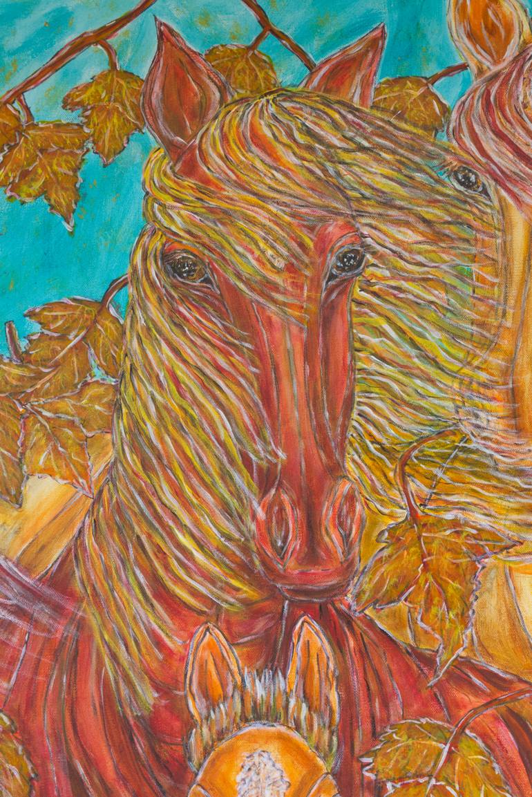 Original Expressionism Animal Painting by Kim Jones Miller