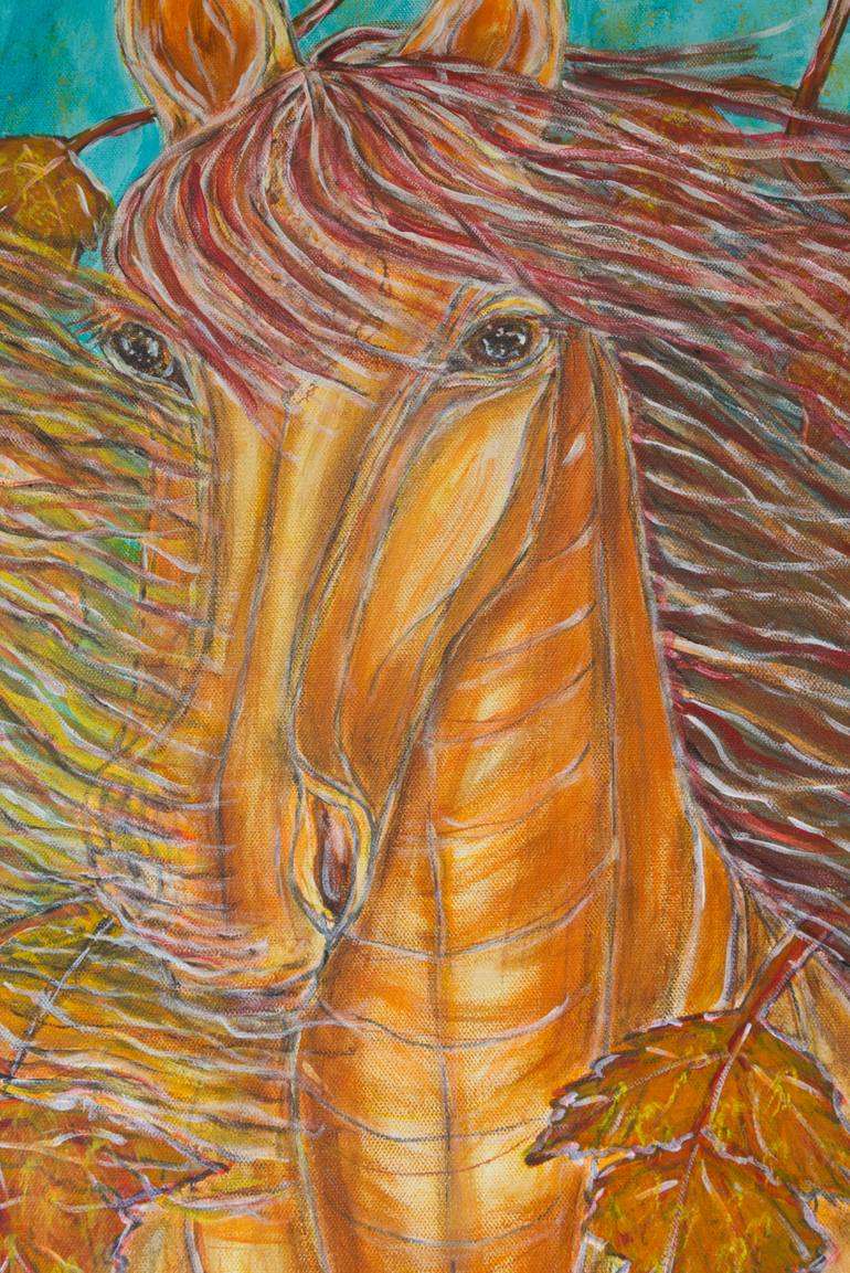 Original Expressionism Animal Painting by Kim Jones Miller