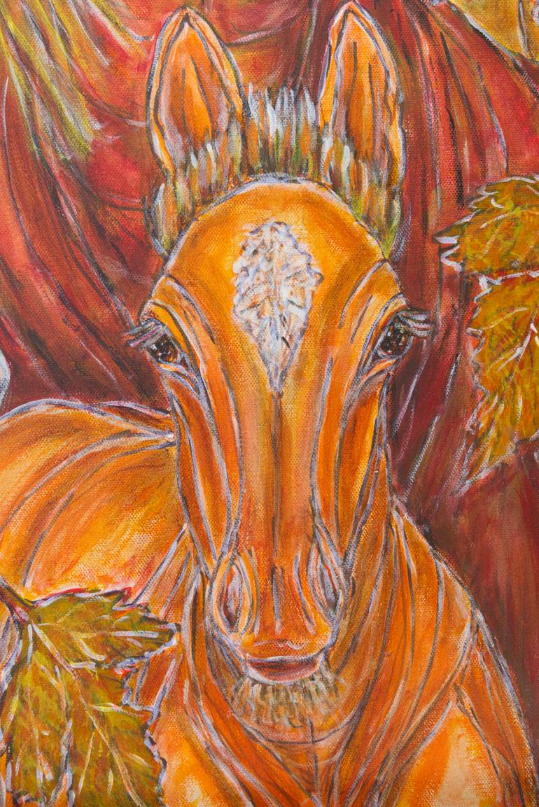Original Expressionism Animal Painting by Kim Jones Miller