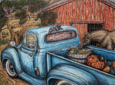 Original Rural life Paintings by Kim Jones Miller