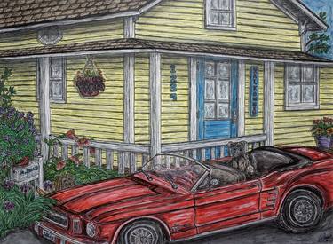 Original Rural life Paintings by Kim Jones Miller